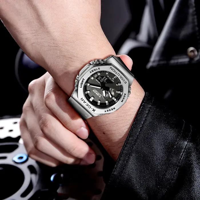 Montre électronique numérique unisexe de sport