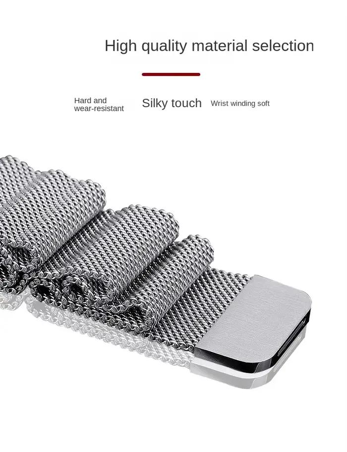 Bracelet magnétique de retour Milanese en acier inoxydable