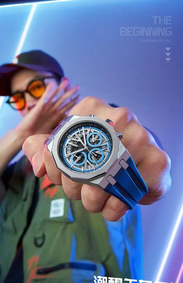 AILANG montre à Quartz automatique pour hommes mode sport marque de luxe étanche calendrier lumineux