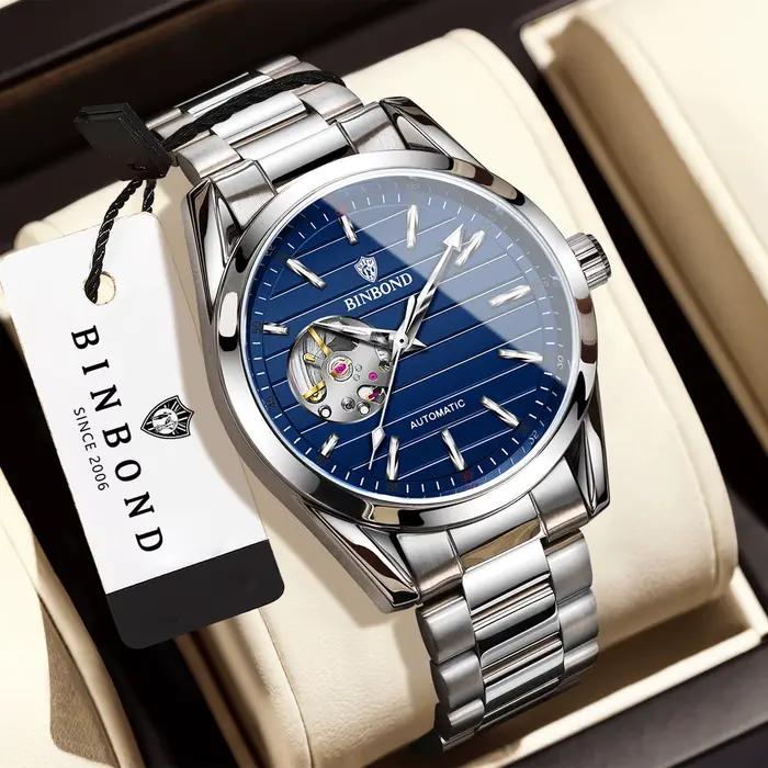 Montres mécaniques de luxe BINBOND pour hommes