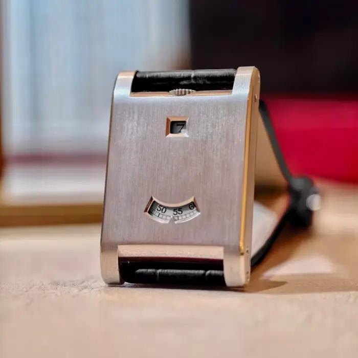 Montre carrée à quartz avec mouvement japonais