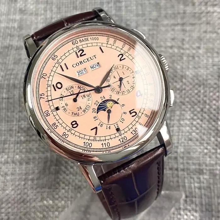 Montre automatique pour hommes Multification Date jour mois année 316L