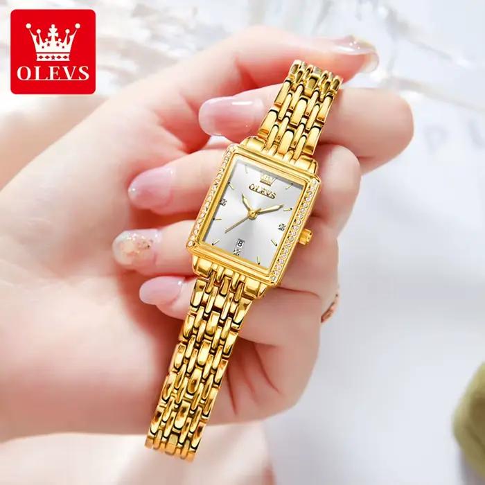 OLEVS 9995 montre pour femme de luxe élégant diamant