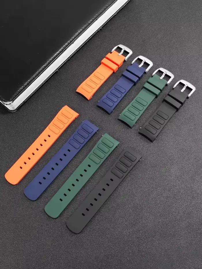 Bracelet de montre en caoutchouc étanche pour Mido Multifort TV M049.526