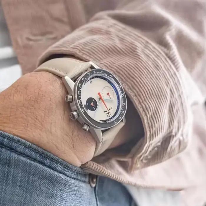 PINTIME montres hommes élégant haut de gamme homme de luxe mouvement automatique Quartz mécanique poignet
