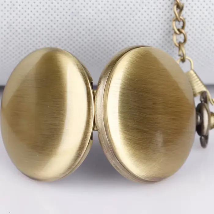 Montre de poche vintage en or vieilli pour hommes