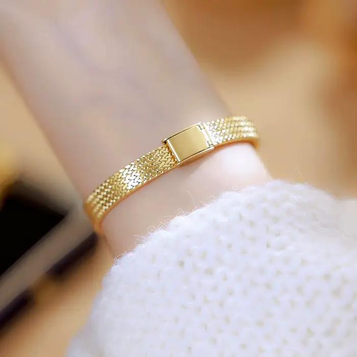 Nouvelles dames montres Vintage luxe haute qualité or ovale petite montre-bracelet cadeau femmes 2024 mode