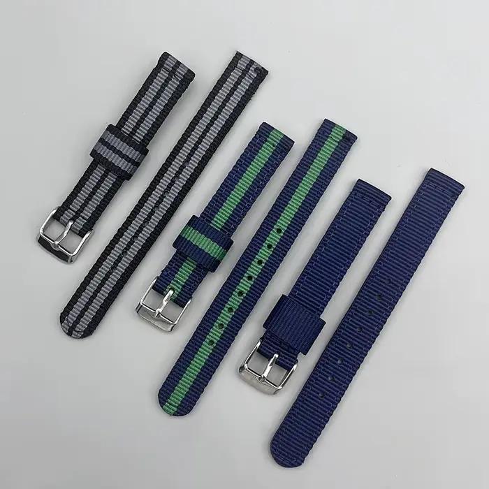 Bracelet en Nylon RUIMOODE pour Montres Traditionnelles, Bracelet de Remplacement Unisexe, Accessoires de Montres Occasions Spéciales