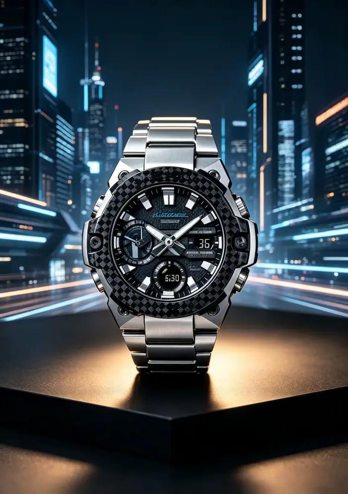 Montre de sport classique multifonction pour homme Steel Heart – Résistante à l'eau et aux chocs – Série Poseidon