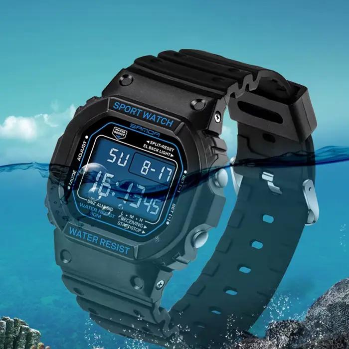Montre numérique SANDA2025 329 pour hommes