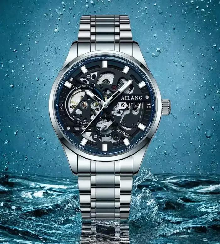 Montre mécanique automatique de luxe pour homme Ailang