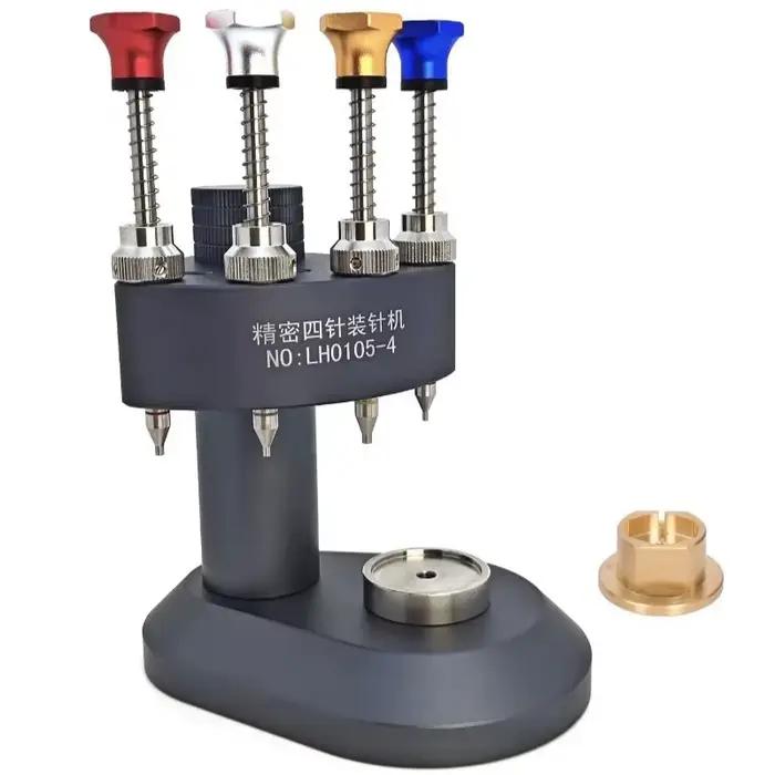 Kit de réparation de montre à 4 broches haute précision outil de réparation montre pour horlogers occasionnellement professionnels