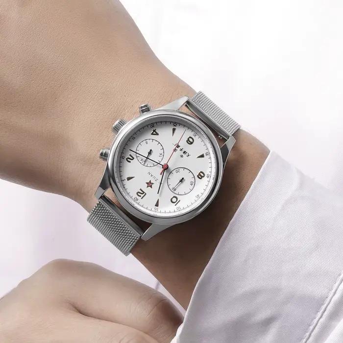 2026 nouvelles montres pour hommes 1963 pilote montre automatique 40mm étanche rétro quartz chronographe vintage robe