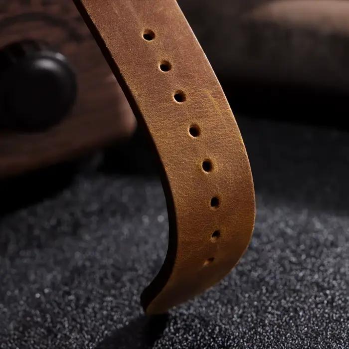 Bracelet de montre Vintage en cire d'huile