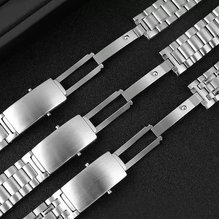 Bracelet de montre en acier inoxydable massif