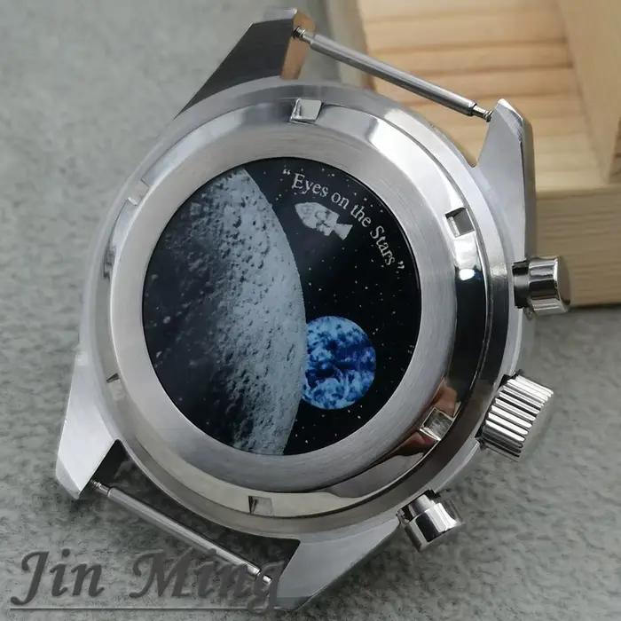 Montre chronographe VK63 39.7mm avec boîtier en acier inoxydable design moderne et résistance à l'eau 10ATM pour hommes et femmes occasions spéciales