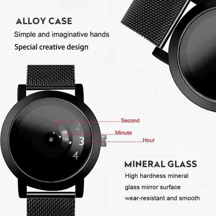 Montre-bracelet Enmex Design Créatif Femme Neuf avec Étiquettes Style Mode Casual Quartz Bronze Rose Occasions Spéciales