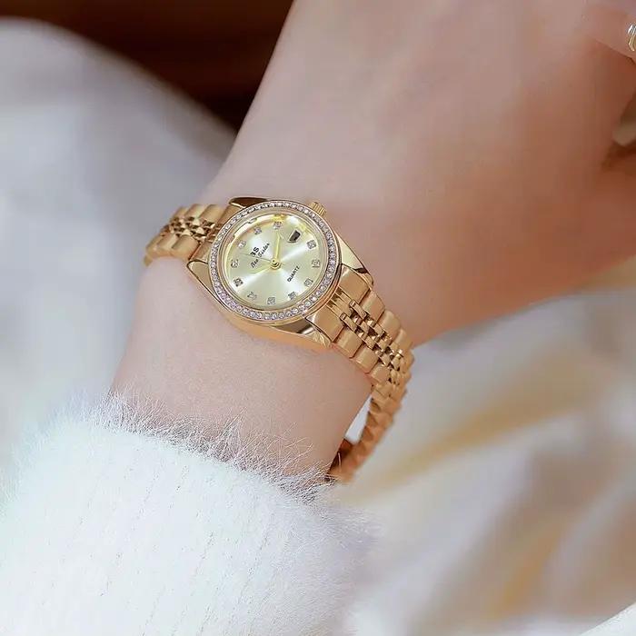 Montre à Quartz Originale en Acier Inoxydable pour Femme
