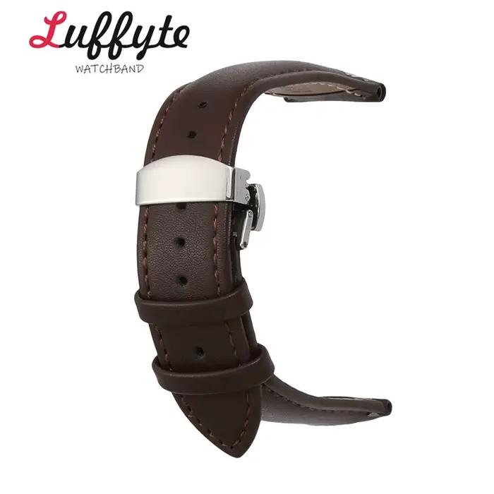 Bracelet de montre en cuir PU pour hommes et femmes