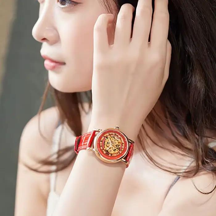 AOKULASIC Montres mécaniques automatiques étanches pour femmes