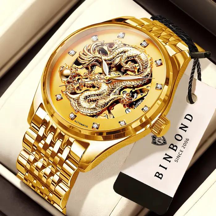 Montre automatique pour homme BINBOND
