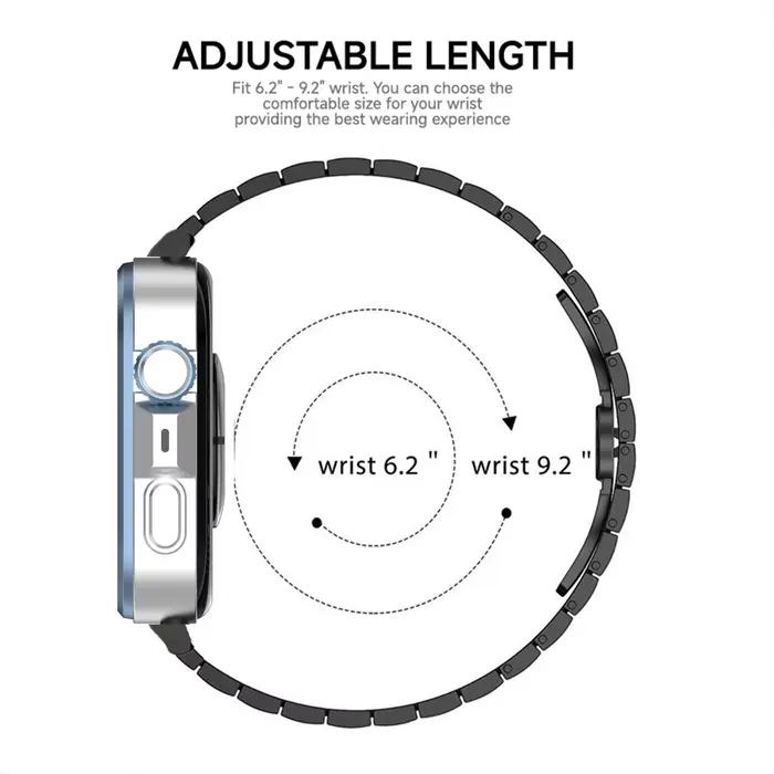 Bracelet en acier inoxydable pour montre Huawei Fit 5 5 Pro 4 Pro 4 3 accessoires pour montre connectée occasionnels unisexe