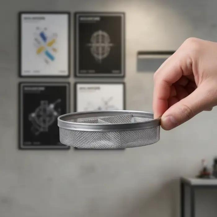 Bac en maille pour machine de nettoyage de montres