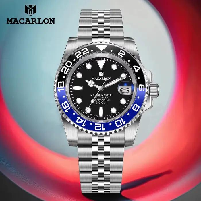 Nouvelle montre mécanique automatique de luxe MACARLON Design 41MM 2026 pour homme