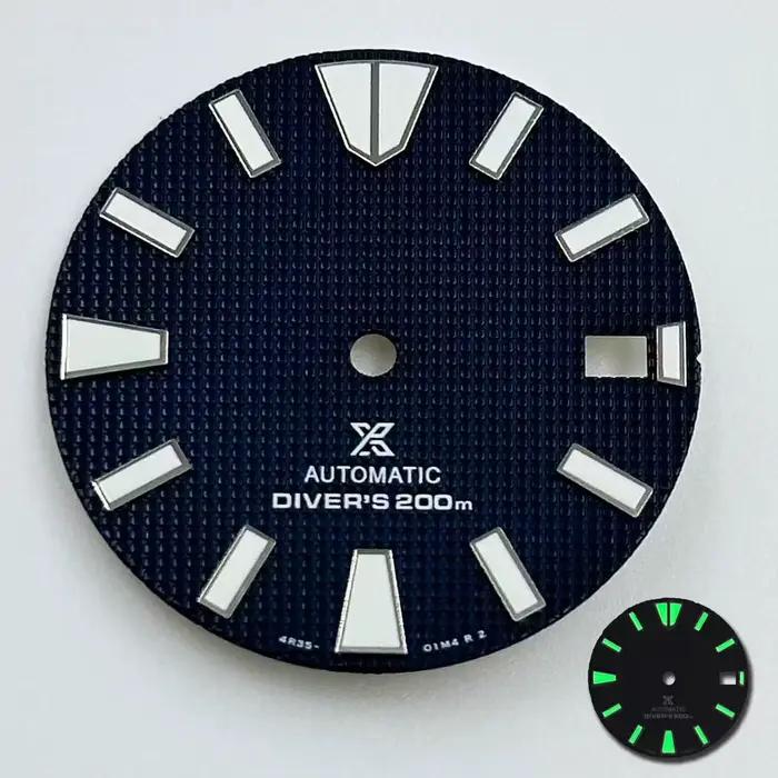 Cadran mécanique original lumineux vert 28