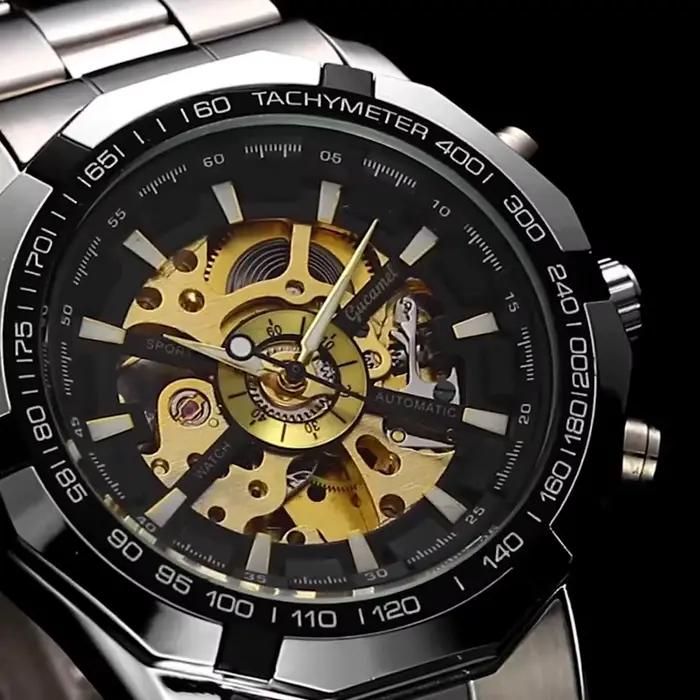 Montre mécanique classique hommes mode lumineux CKOCK