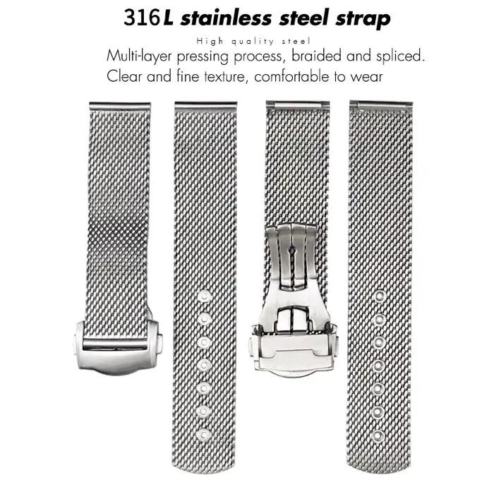 Bracelet de montre en acier inoxydable SION L
