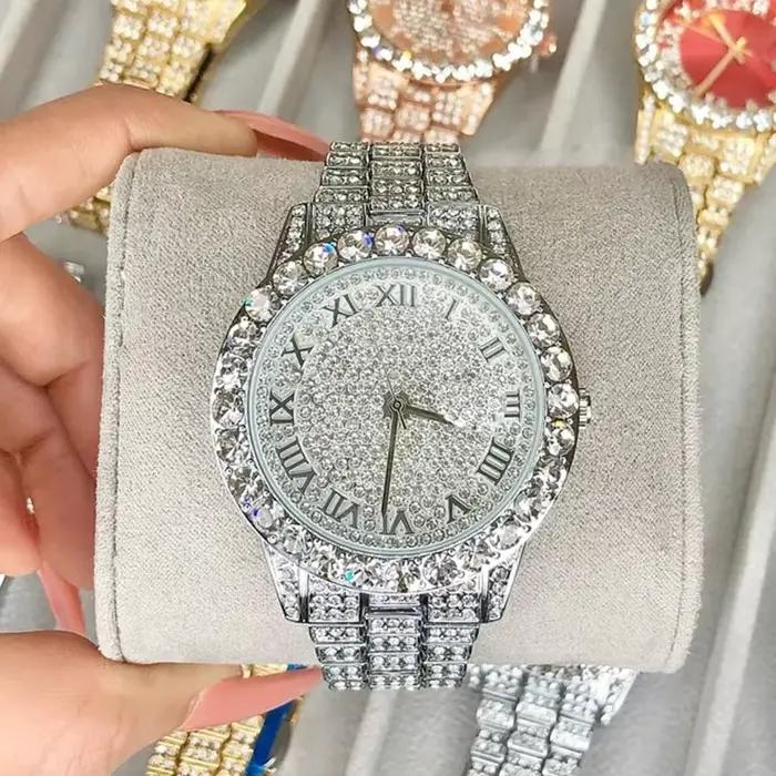 Montre en diamant de luxe pour femme