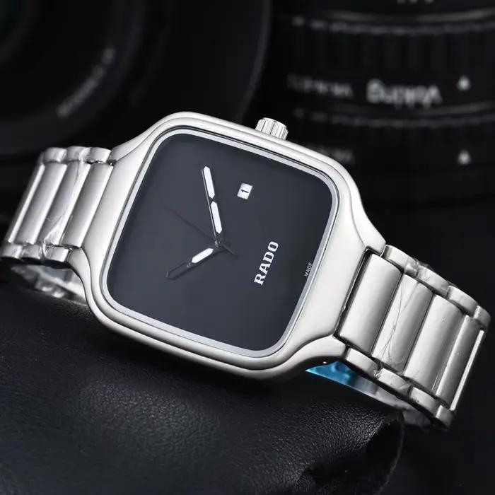 Montres classiques de qualité supérieure de marque Rado pour hommes