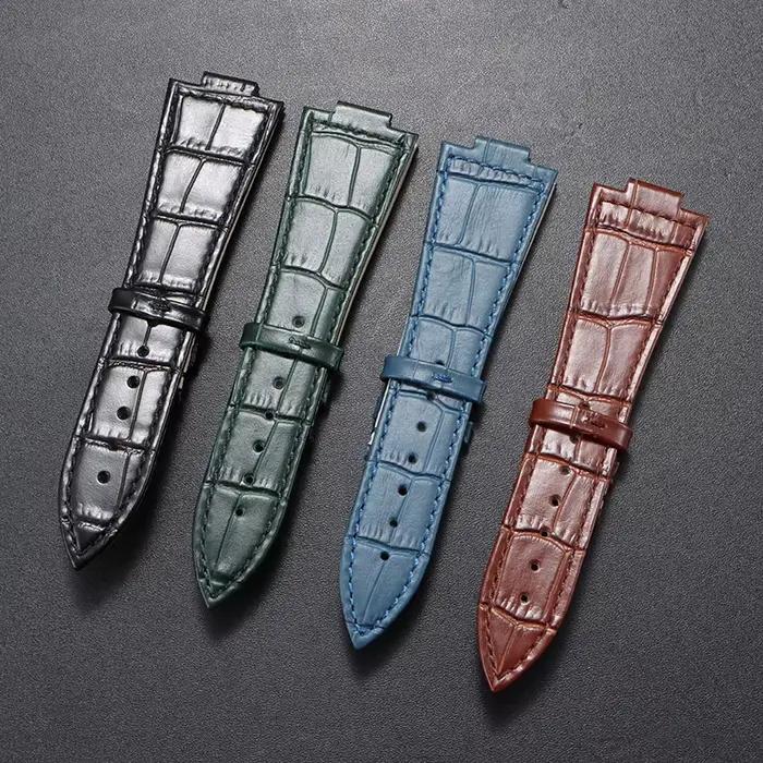 Bracelet de montre en cuir BRETA pour montres Tissot et autres marques à quartz styles élégants et modernes pour homme et femme différentes occasions et ajustement facile