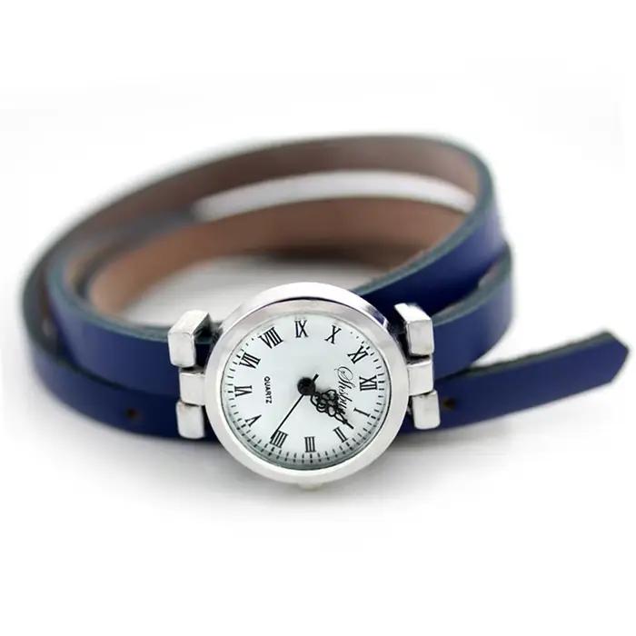 Shsby nouvelle mode vente chaude femmes longue en cuir femme montre ROMA Vintage