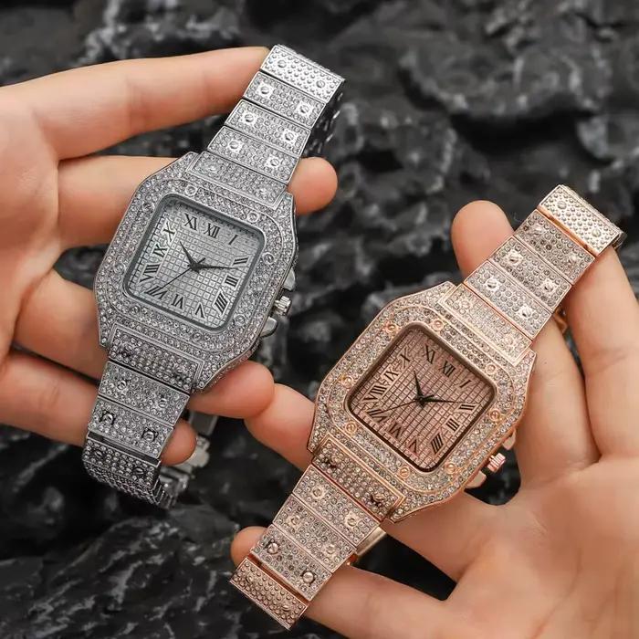 Montre à quartz classique de luxe pour homme