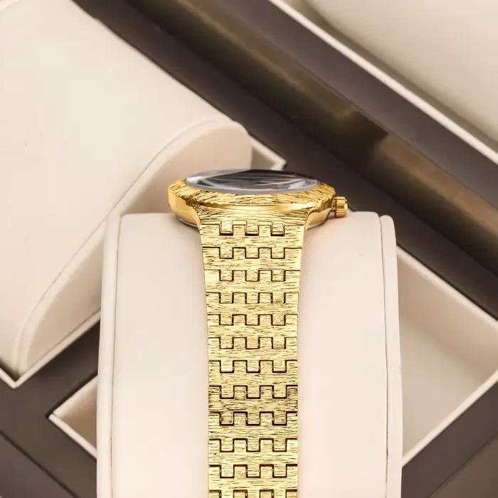 Montre à quartz de luxe pour femme YaLaLuSi avec strass