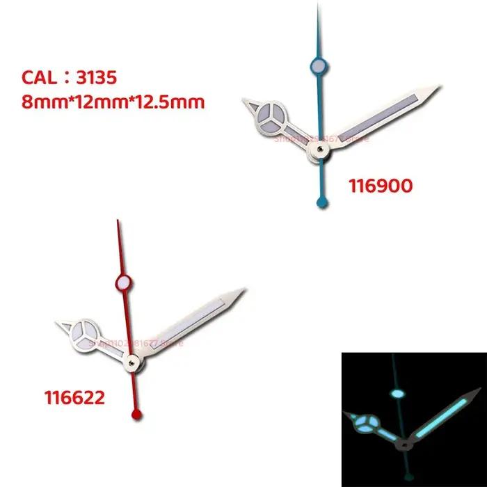 Aiguille de montre adaptée pour Rolex SUB Y156 T 3135