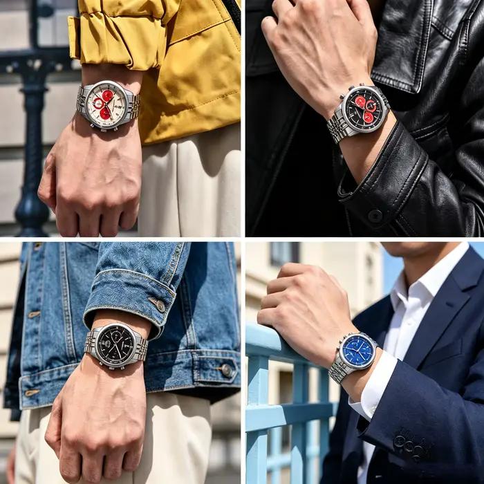 PAGANI DESIGN – montre à Quartz pour hommes
