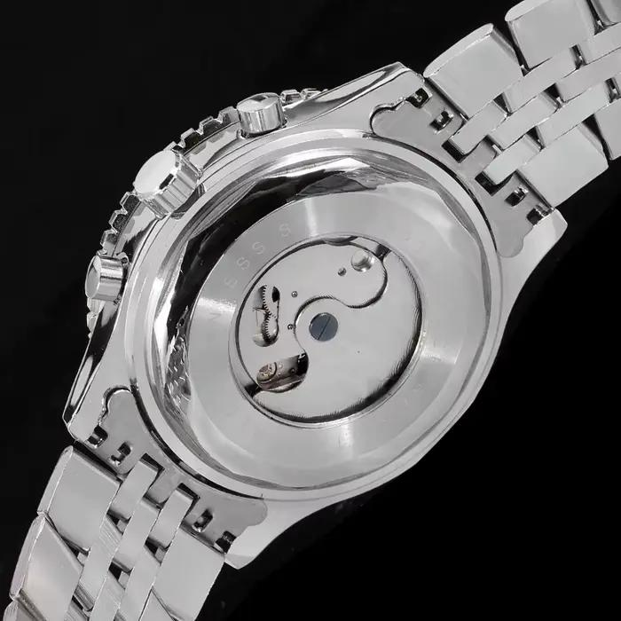 JARAGAR Original grand cadran Tourbillon chronographe automatique homme montres en acier inoxydable Vintage mécanique étanche mâle poignet