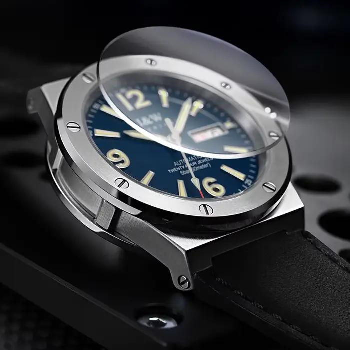 Montre homme Carnival automatique avec résistance à l'eau 5 barres pour homme élégance et polyvalence montres mécaniques acier inoxydable cuir bracelet quartz analogique multifonction horlogerie de luxe occasions spéciales