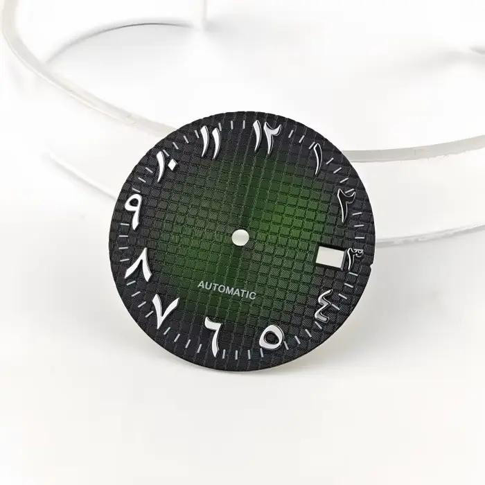 Cadran marqueur arabe gaufré pour montres Seiko AP Royal Oak NH35 avec boîtier en acier inoxydable pour homme et femme différentes occasions