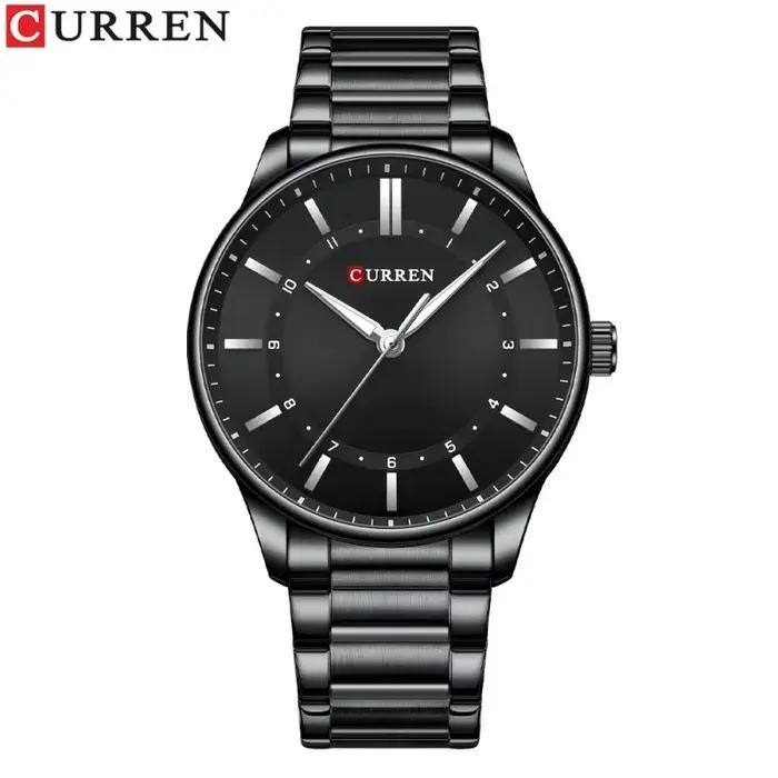 Curren 8430 homme 2025 montre étanche lumineux hommes montre-bracelet à Quartz en acier inoxydable mode sport