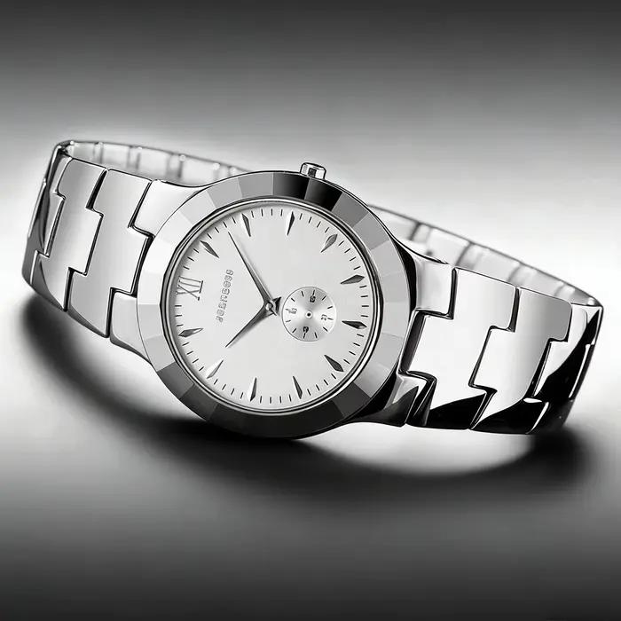 Montre homme Oupai en acier au tungstène cadran rond cristal de saphir mouvement à quartz résistance à l'eau occassions spéciales et quotidiennes
