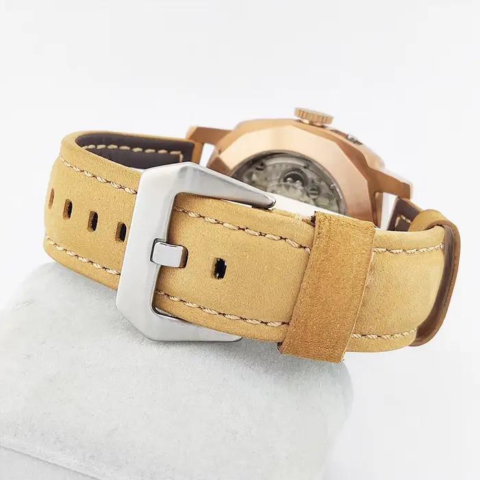 45mm ST2555 montres pour hommes automatique saphir cristal résistant à l'eau lumineux Vintage luxe affaires grand visage