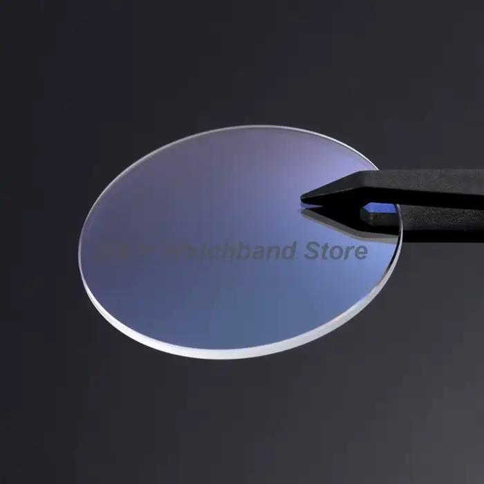 Verre de montre double dôme AR bleu transparent