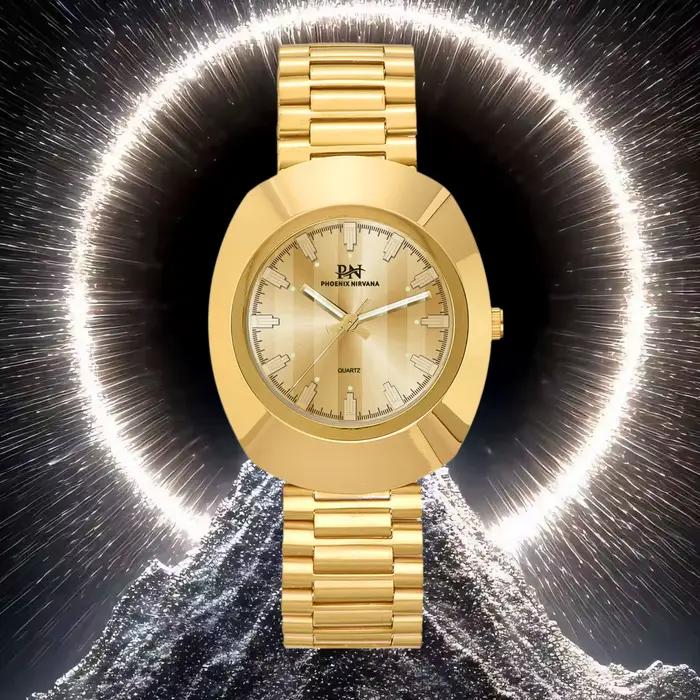 Montre à quartz rétro PN PHOENIX NIRVANA pour homme