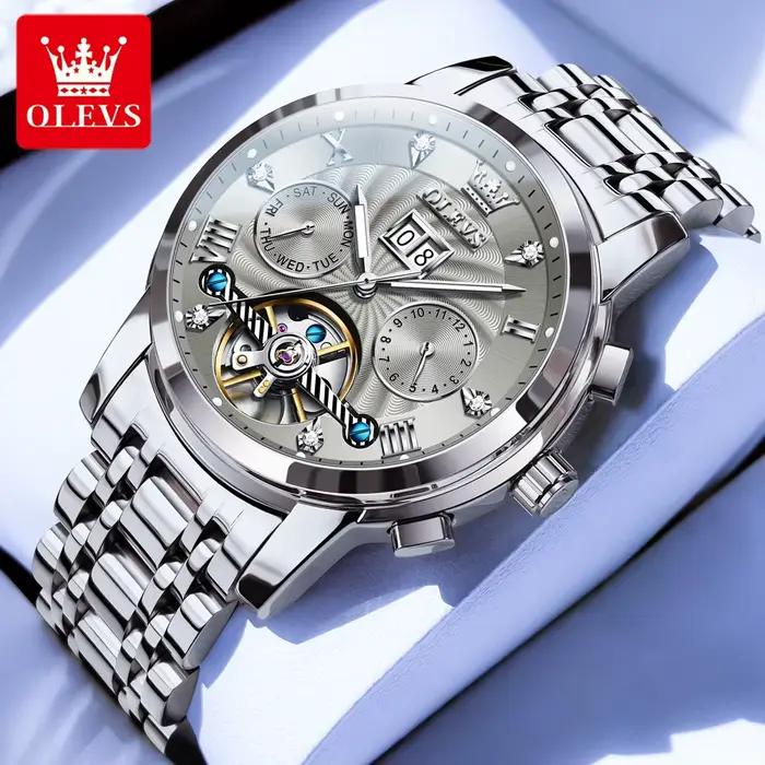 OLEVS – montre mécanique automatique pour hommes