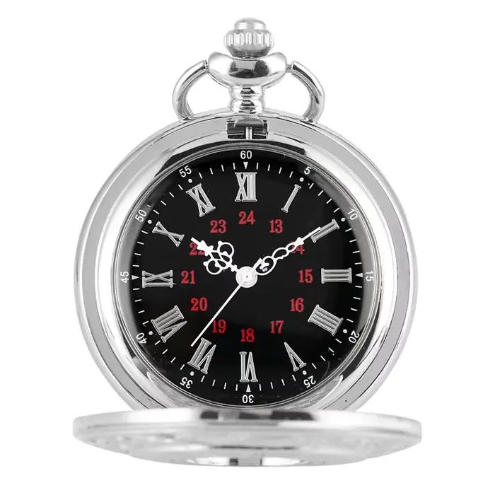 Montre de poche classique avec cadran à chiffres romains