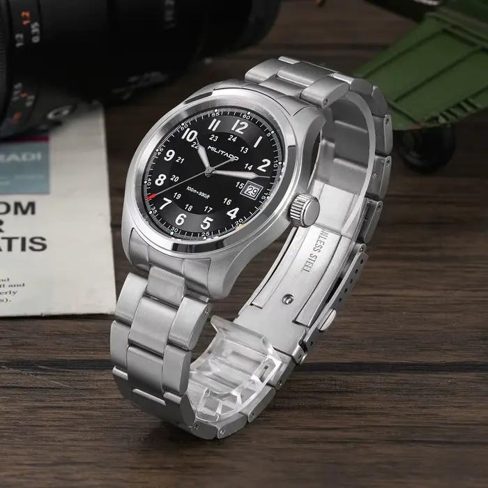 Militado ML08 montre à Quartz Ronda 515 mouvement dôme saphir montre-bracelet BGW9 lumineux 10Bar étanche 38mm montres Vintage